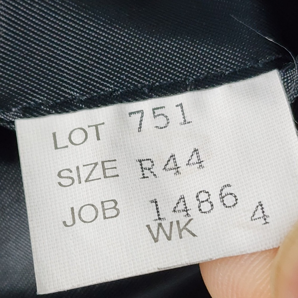 Tom James Blazer Mens 44R Black White Houndstooth 100% Wool Sport Coat 2-Button - Picture 9 of 15